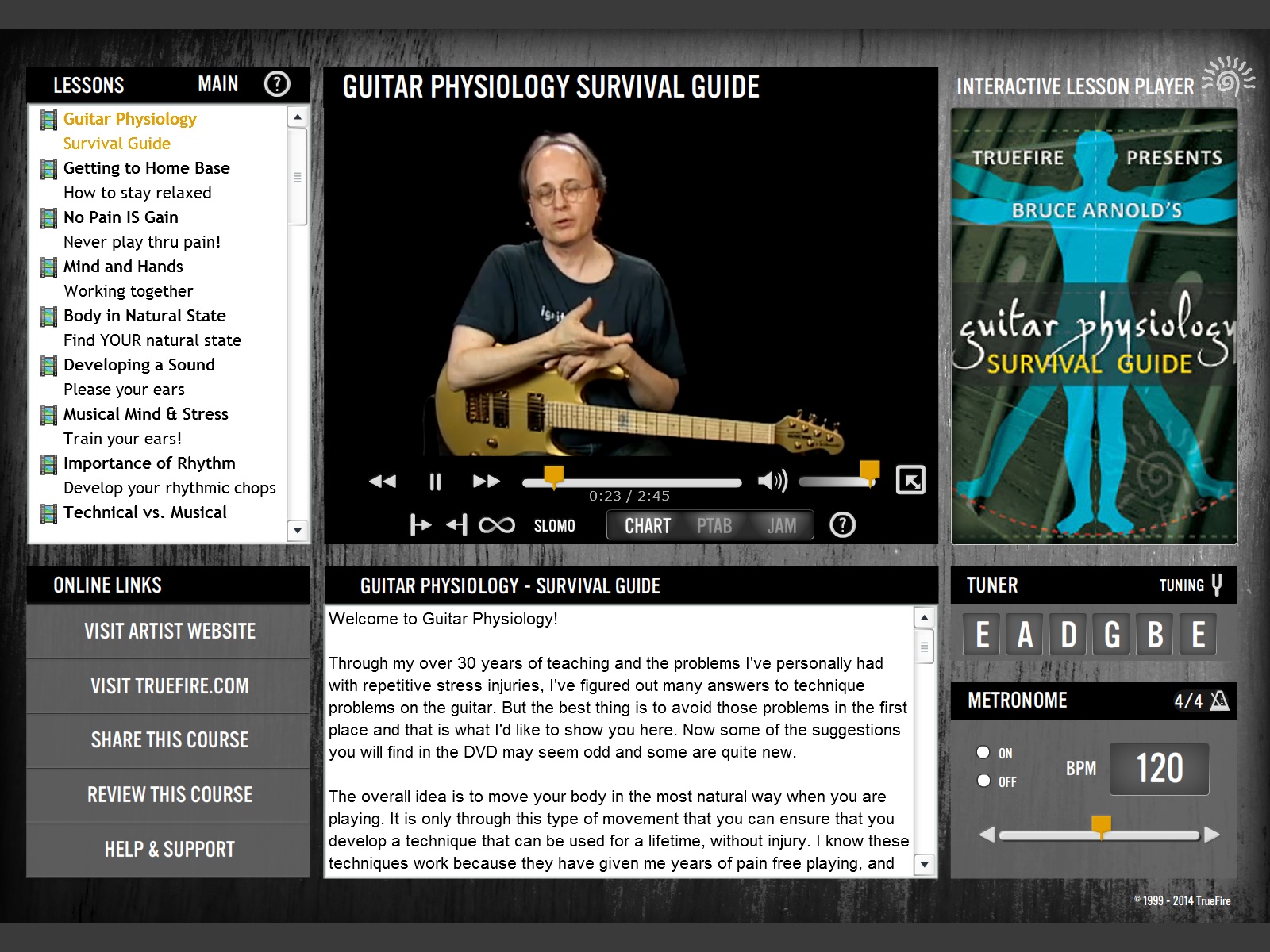 Truefire - Bruce Arnold's Guitar Physiology Survival Guide (2011)