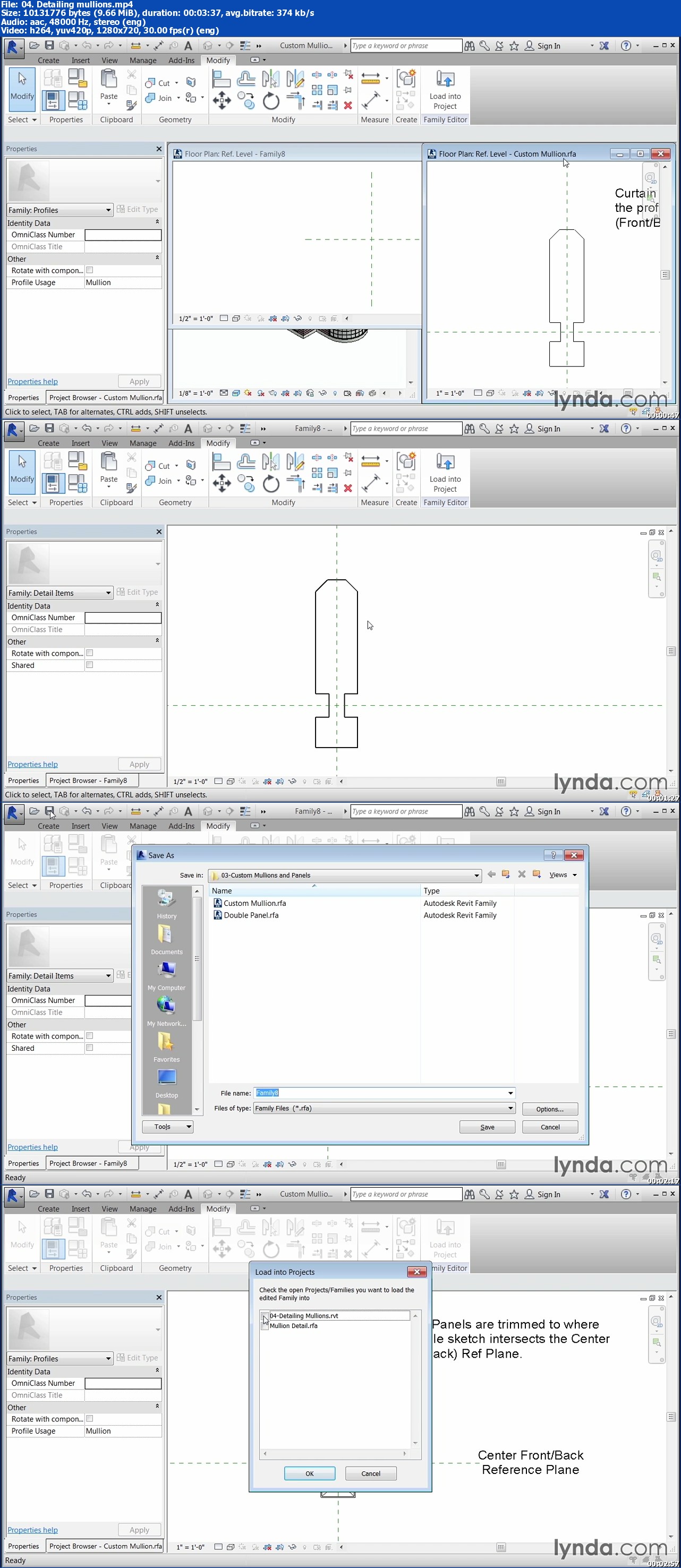 Lynda - Building Curtain Walls with Revit