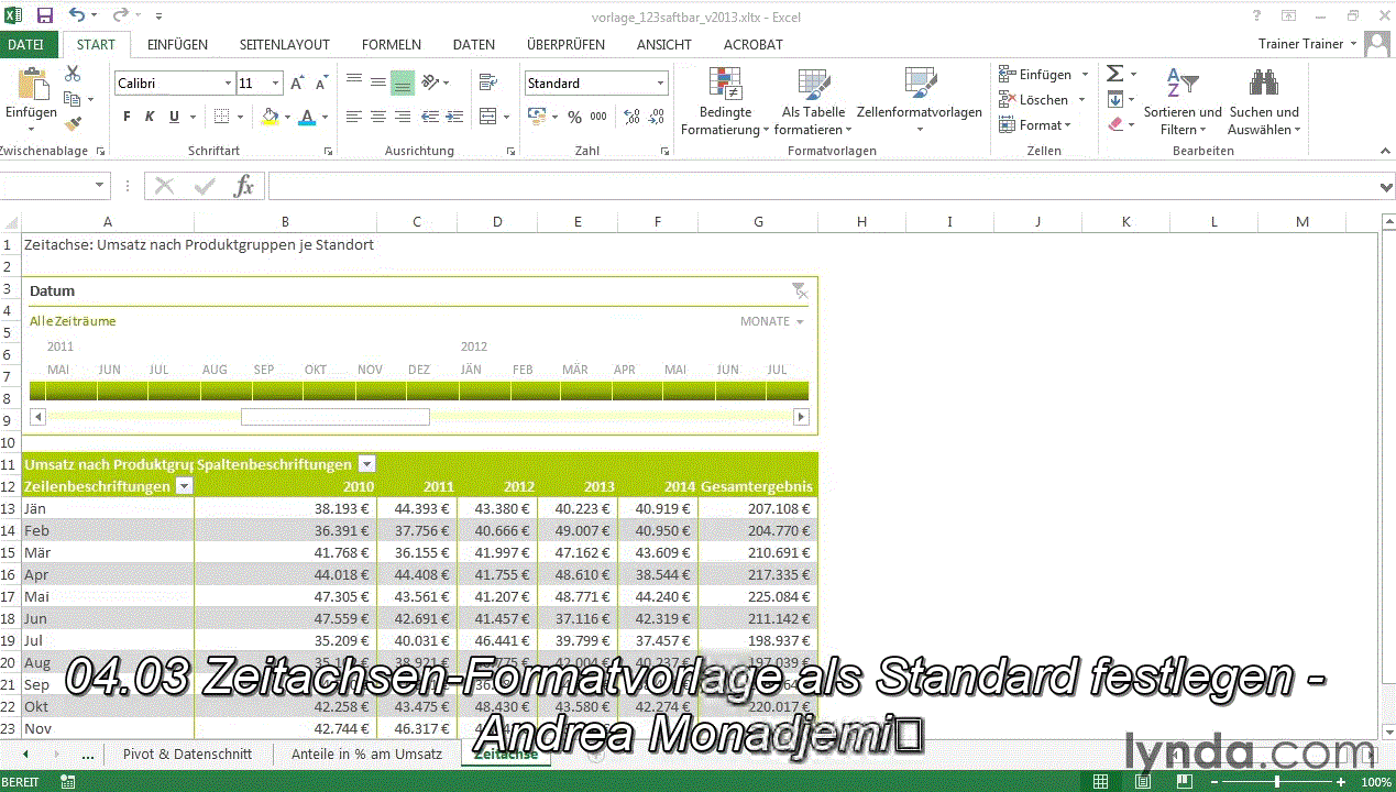  Excel 2013/2010: Firmenvorlagen im Corporate Design (UPDATE 11.2014)