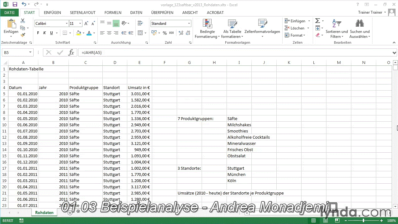  Excel 2013/2010: Firmenvorlagen im Corporate Design (UPDATE 11.2014)