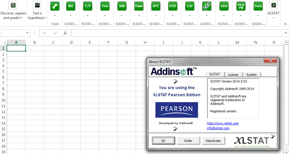 XLSTAT 2014.5.03