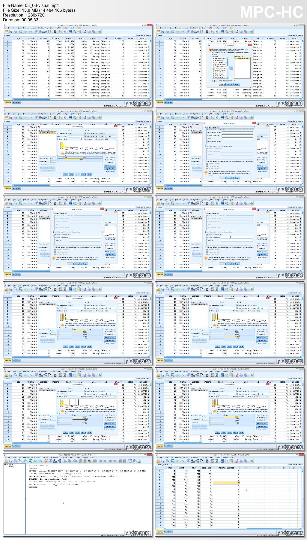 Lynda - SPSS Statistics Essential Training