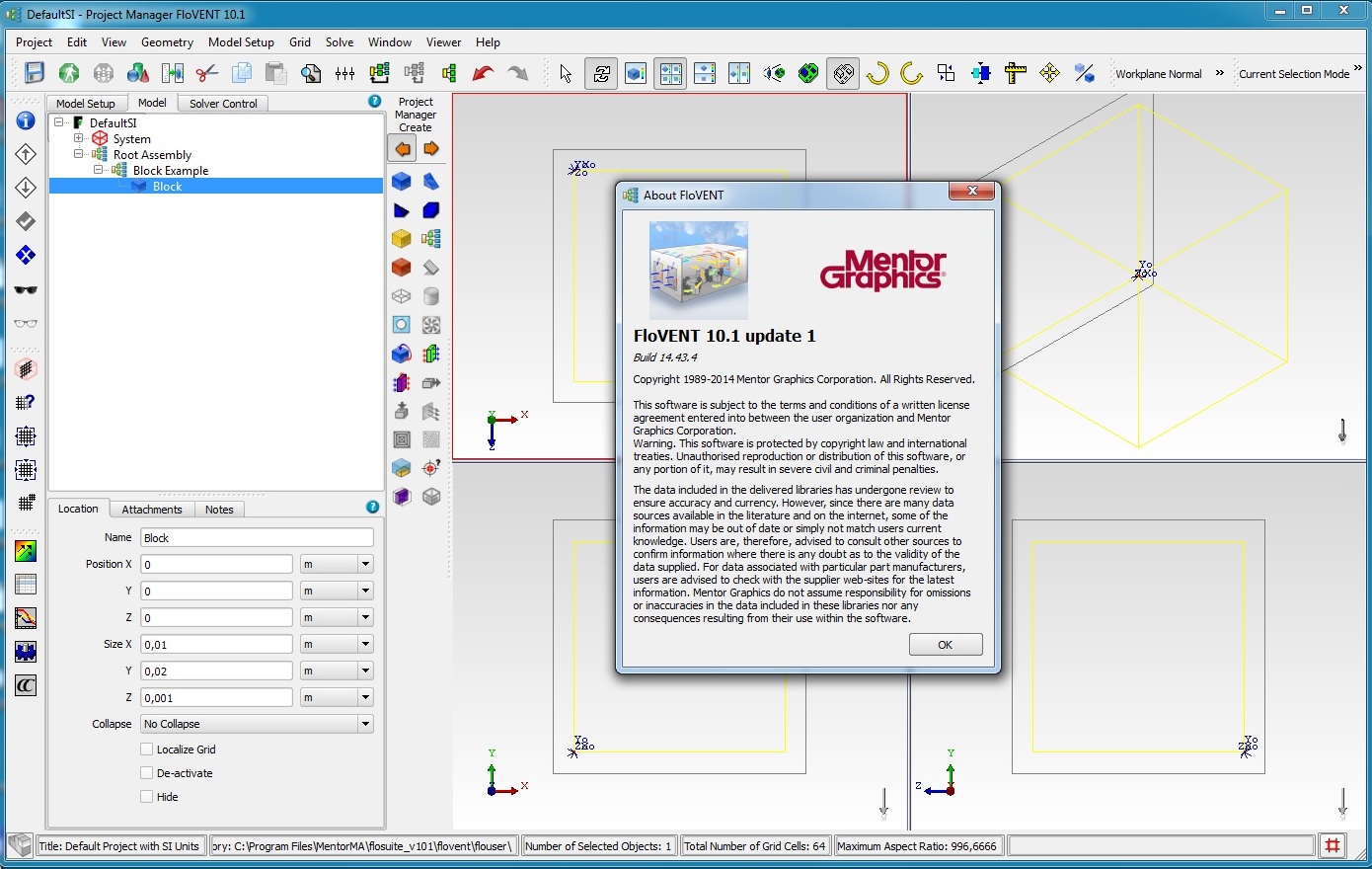 Mentor Graphics FloVENT 10.1 Update1