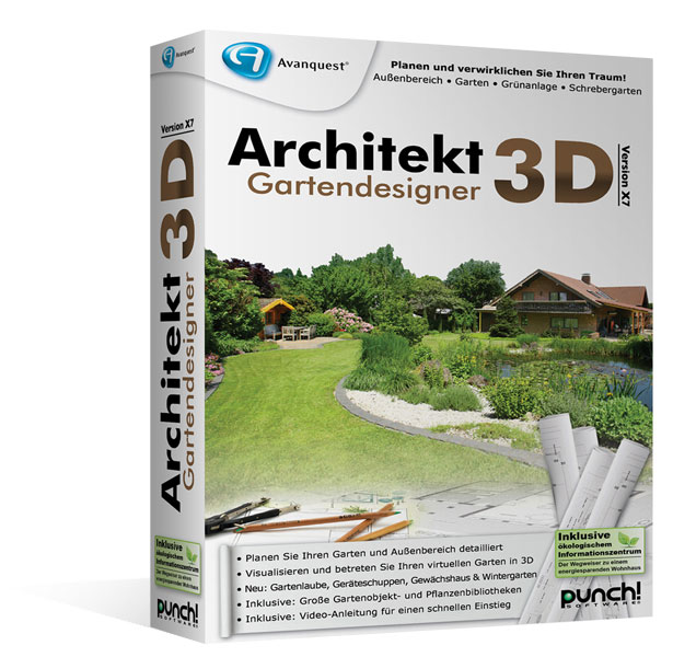 Architekt 3D X7.6 Gartendesigner German