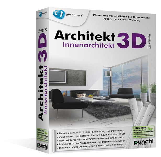 Architekt 3D X7.6 Innenarchitekt German