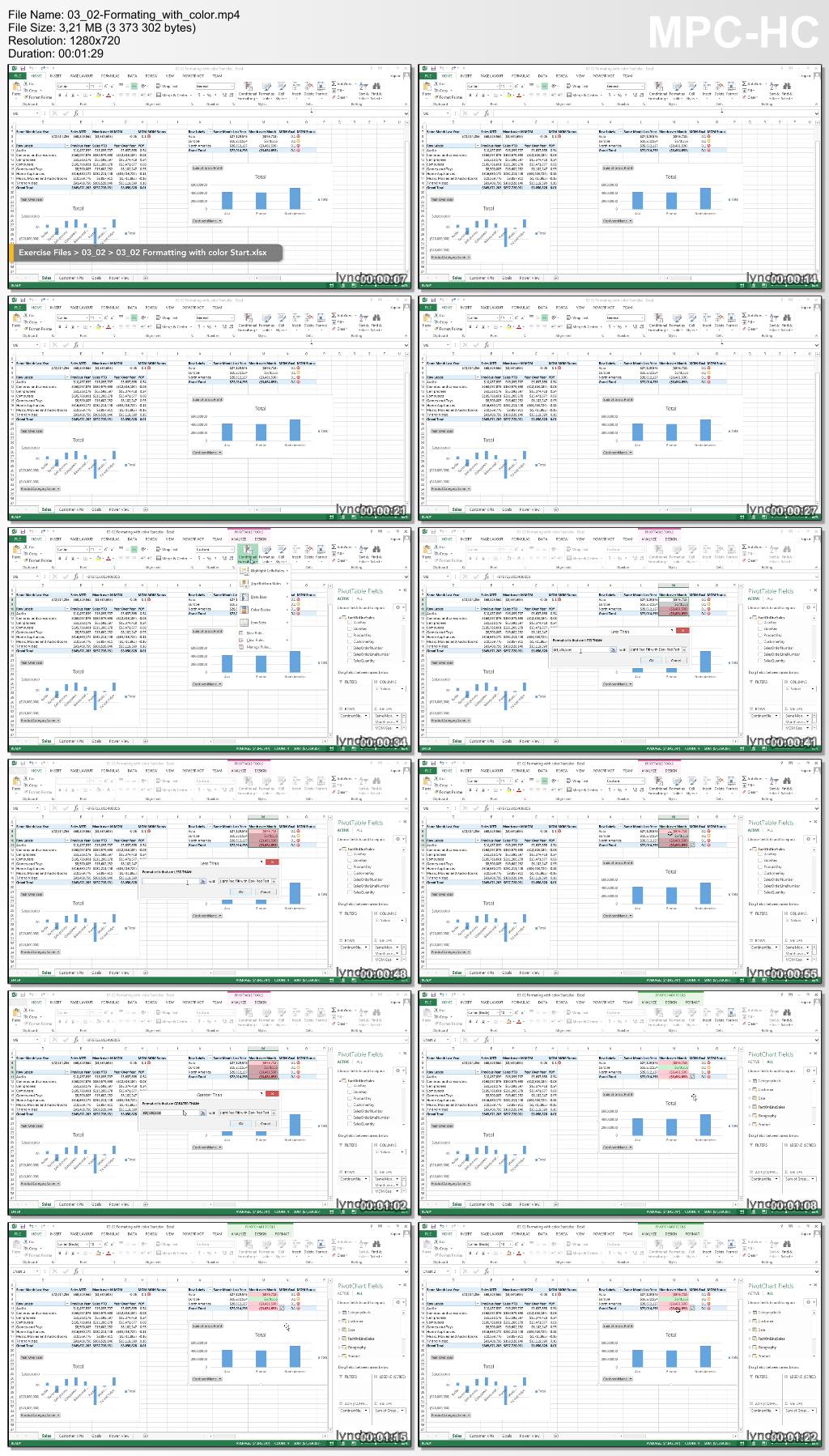 Lynda - Creating Excel Power Pivot and Power View Dashboards