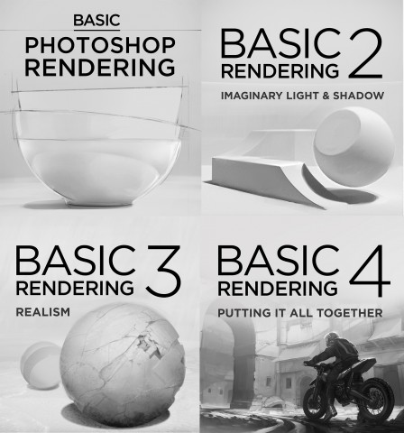 Ctrl+Paint - Basic Photoshop Rendering Vol. 1-4 (2014)