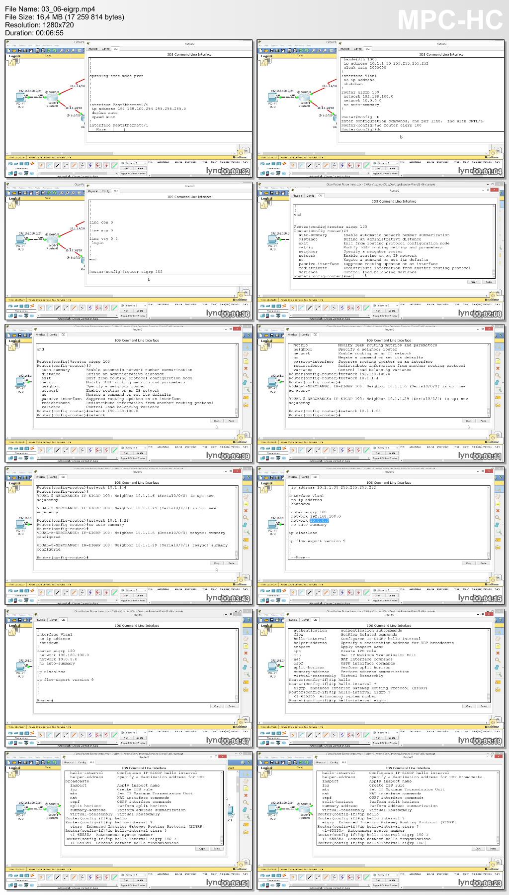 Lynda - Advanced Topics in Cisco Routing: RIPv2, EIGRP, and OSPF