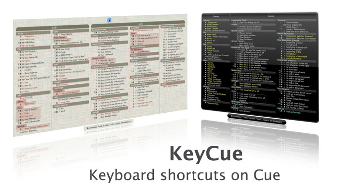 KeyCue v7.4 Multilingual Mac OS X