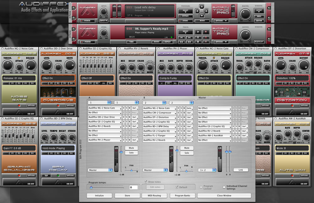 Audiffex inTone Guitar Pro v1.2.1