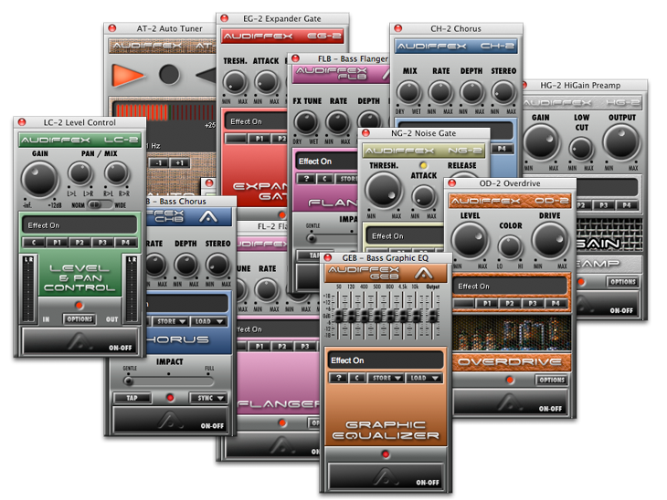 Audiffex Pedals v1.0.6 (Win / Mac OS X)