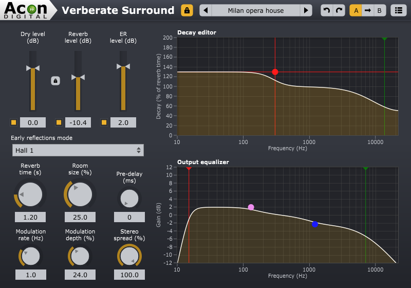 Acon Digital Verberate Surround 1.5.6 (Win/Mac)