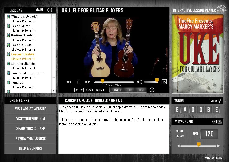 TrueFire - Marcy Marxer's Uke For Guitar Players