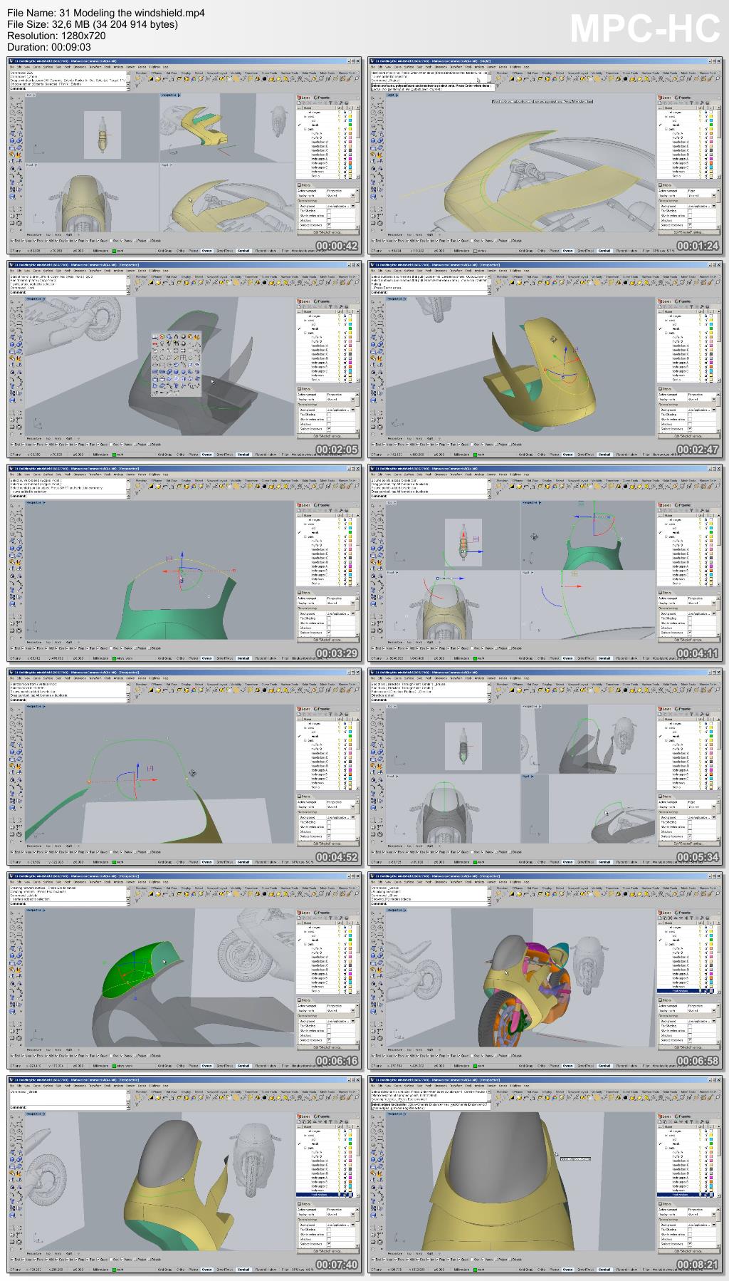 Dixxl Tuxxs - Modeling Advanced Surfaces to Create a Sci-Fi Motorcycle in Rhino