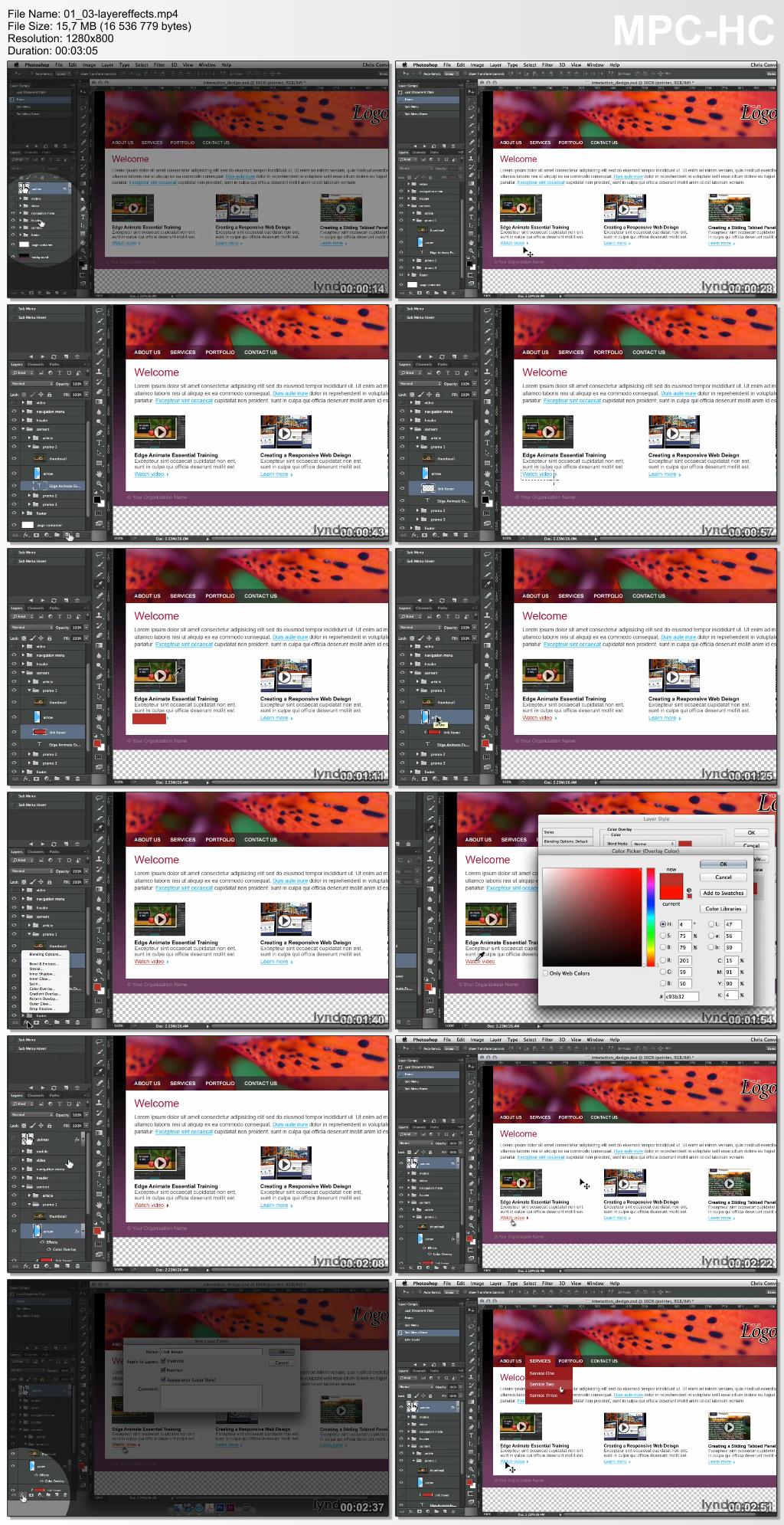 Lynda - Design the Web: Layer Comps (updated Dec 01, 2014)
