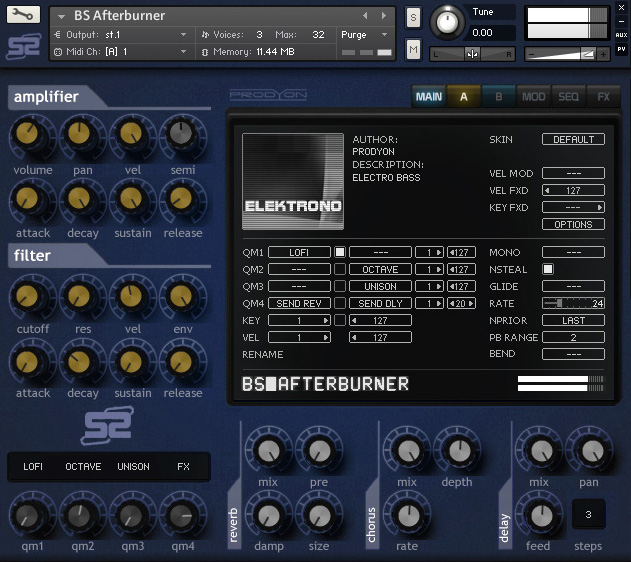 Prodyon ELEKTRONO SN2 Expansion KONTAKT