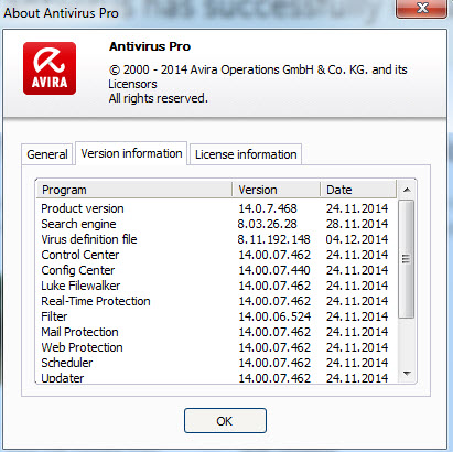 Avira Antivirus Pro / Avira Internet Security 2014 14.0.7.468 Final