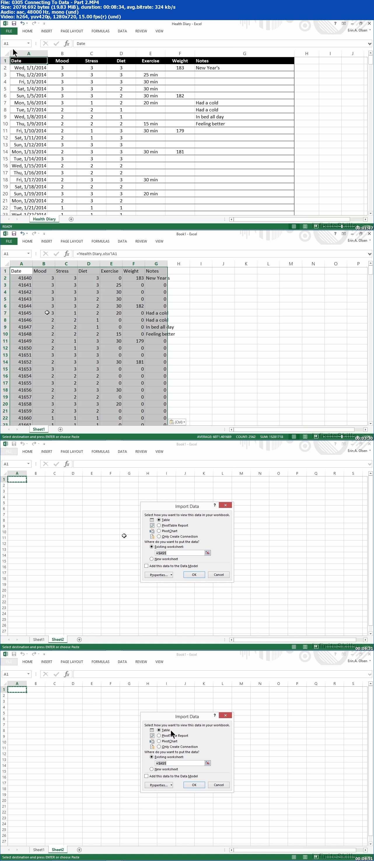 InfiniteSkills - Microsoft Excel - Creating Dynamic Dashboards