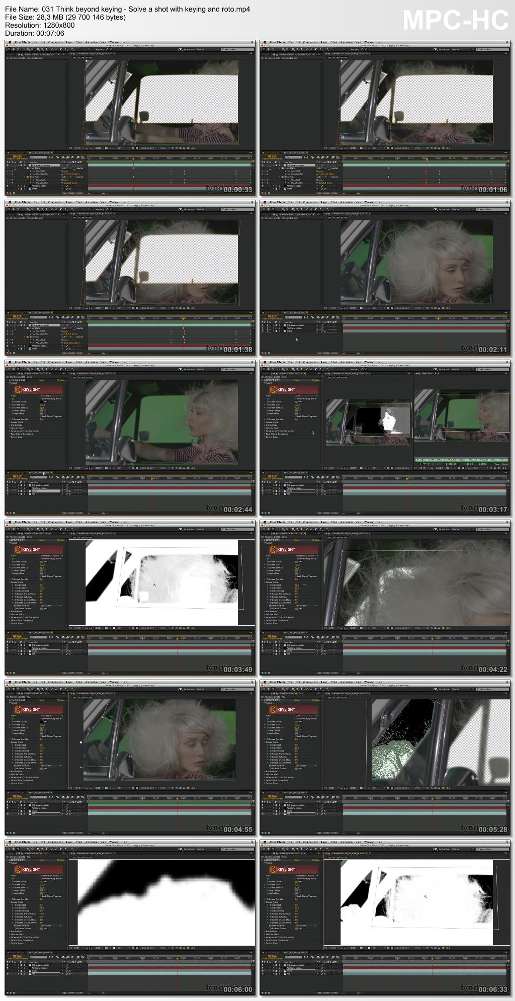 Lynda - After Effects Compositing Essentials: Color Keying