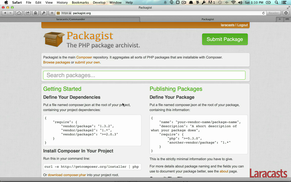 Laracasts - Commands and Domain Events (2014)