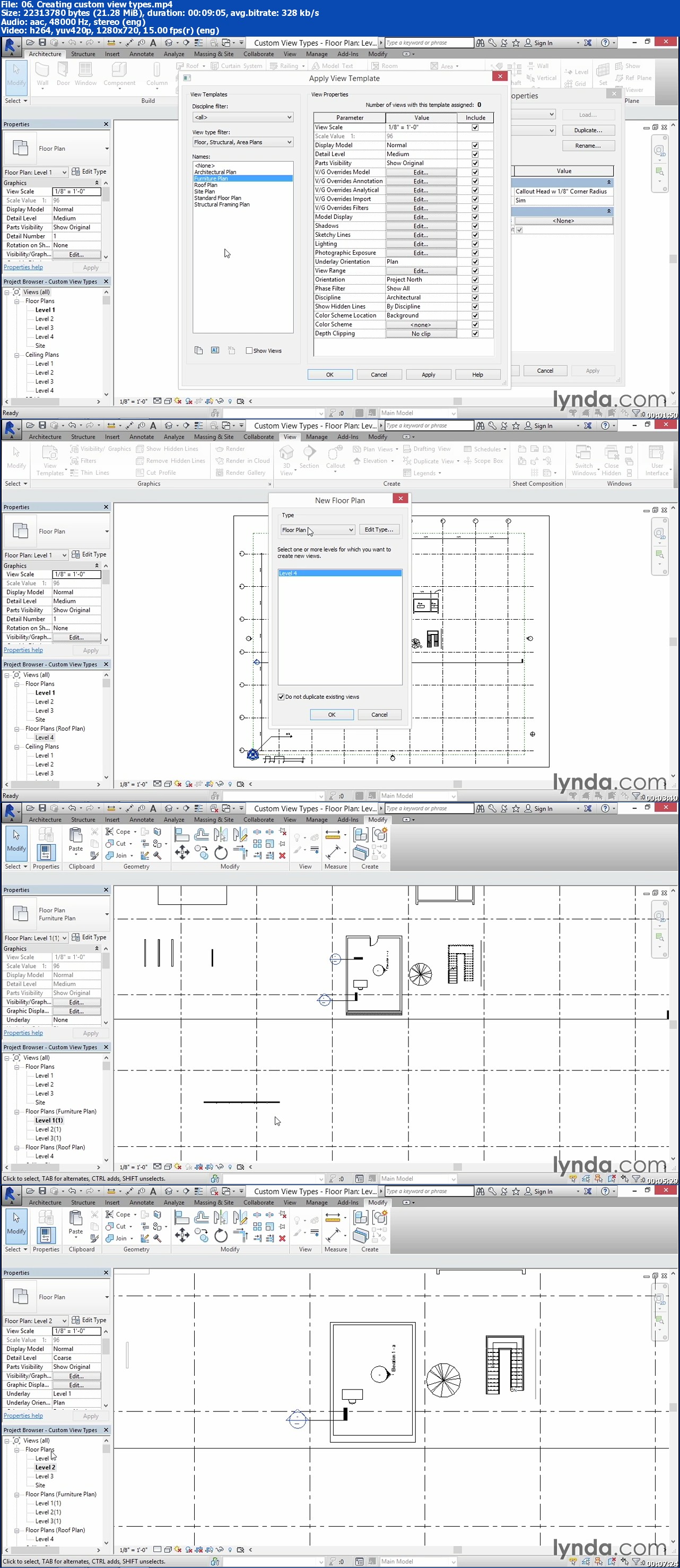 Lynda - Creating Revit Templates: Views and Sheets