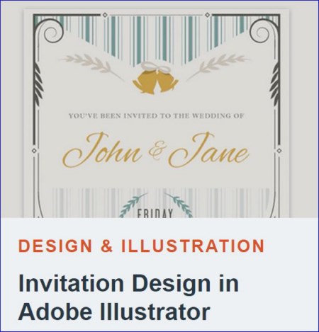 Tutsplus – Invitation Design in Adobe Illustrator