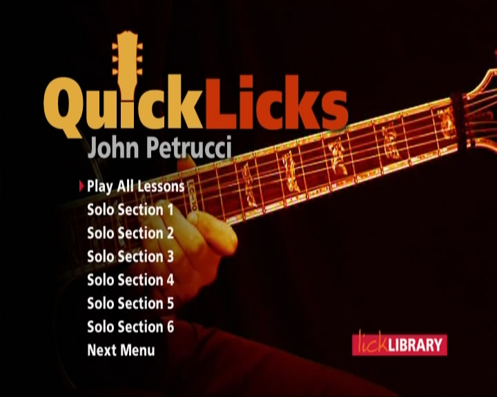 Progressive Shredding - Quick Licks - Style: John Petrucci; Key: Em