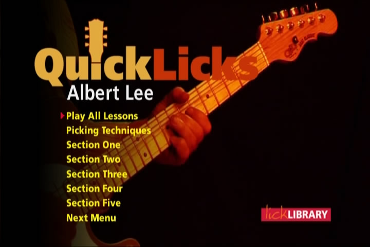 Lick Library - Quick Licks: Albert Lee 12 Bar Country Rock: Key A [repost]