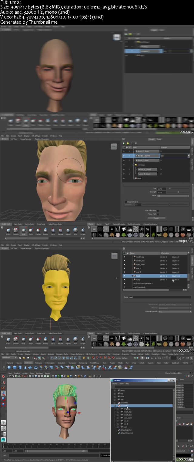 Dixxl Tuxxs - Blend Shape Workflows in Mudbox and Maya