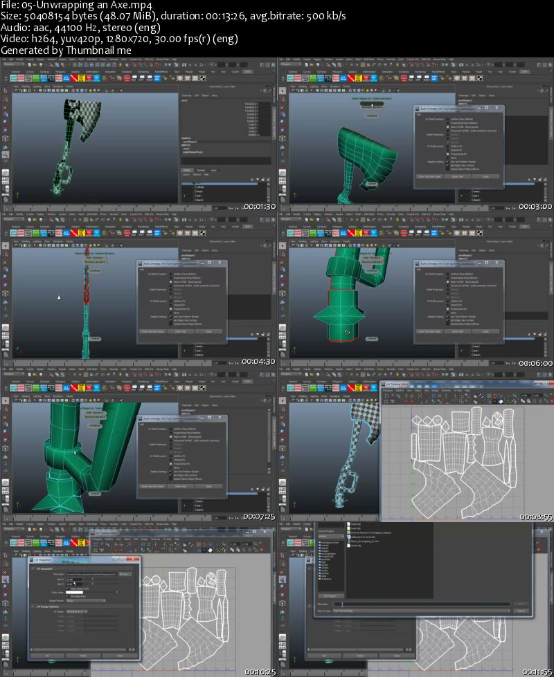 3DMotive – UV Unwrapping in Maya