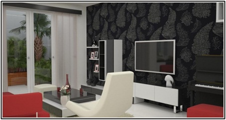 3d scene Living Room 2