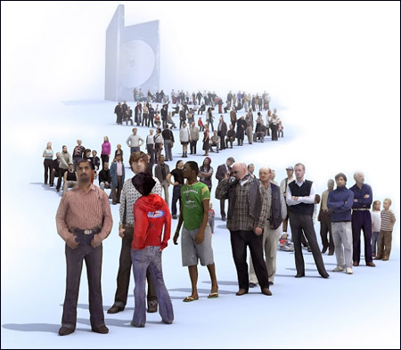 Lowpolygon3d People Models