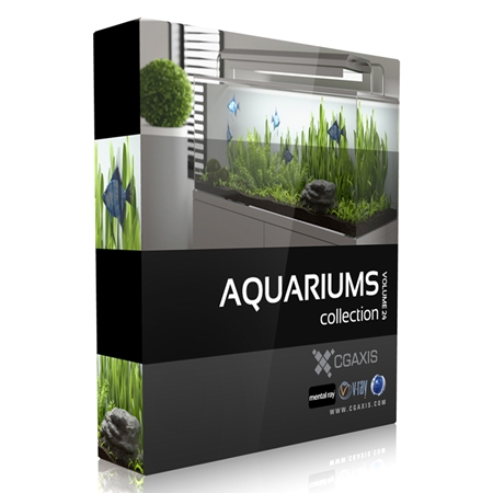 CGAxis Models Volume 24 Aquariums