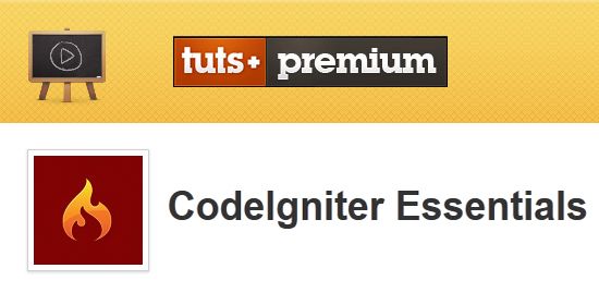 Tuts+ Premium - CodeIgniter Essentials