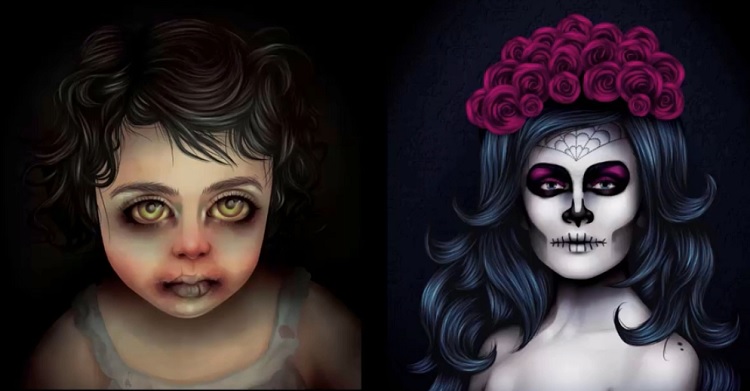 Tutsplus – Advanced Vector Portraits Spooky Edition