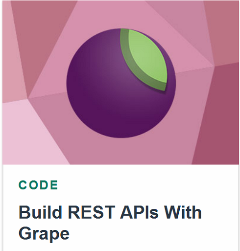 Tutsplus – Build REST APIs With Grape