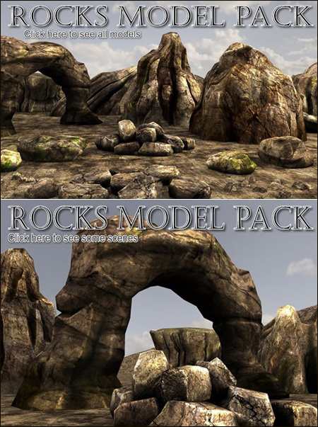 DEXSOFT-GAME: Rocks model pack by Martin Teichmann