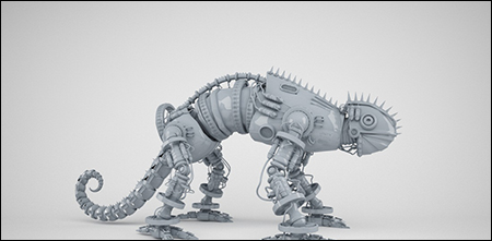 Mecha Lizard Model