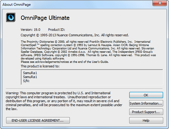 Nuance OmniPage Ultimate 19.0 Multilingual (ISO)