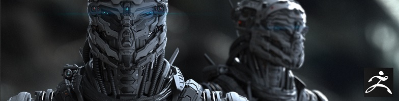 Cubebrush – Sci-Fi Character Design in ZBrush