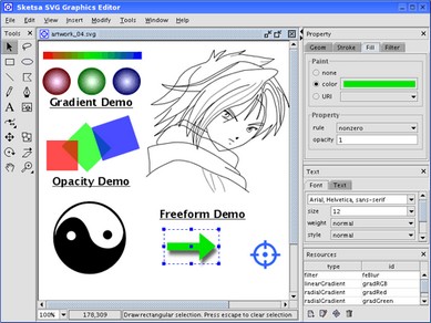 Sketsa SVG Editor v6.4.0 MultiOS + MacOSX version