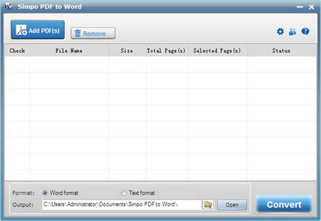Simpo PDF to Word v3.0.0.0 Beta Multilingual