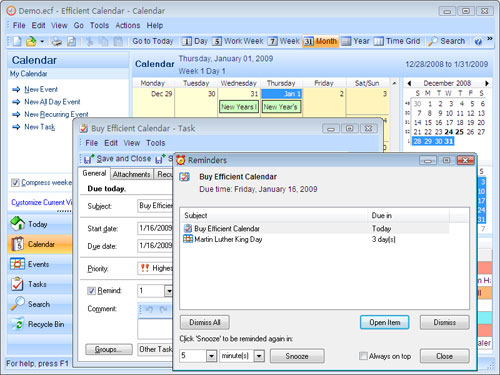 Efficient Calendar Pro 1.68.99