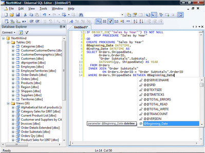 Universal SQL Editor v1.3.1.2 