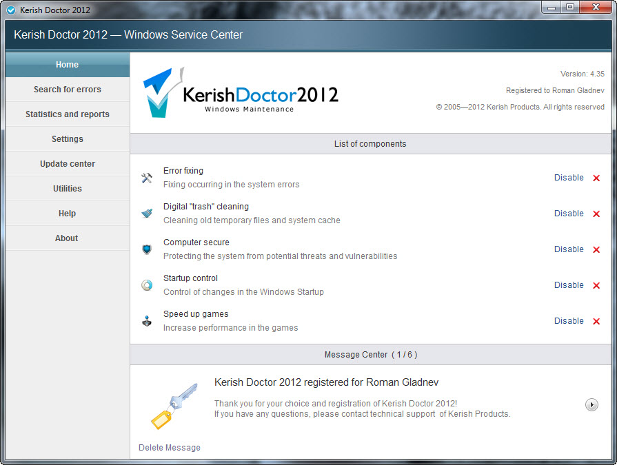 Kerish Doctor 2012 4.35