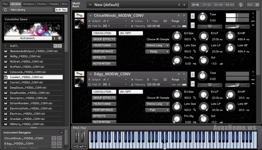 Best Service Convolution Space KONTAKT DVDR