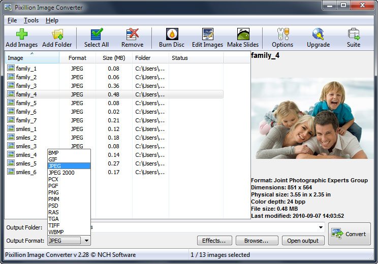 Pixillion Image Converter Plus 2.59