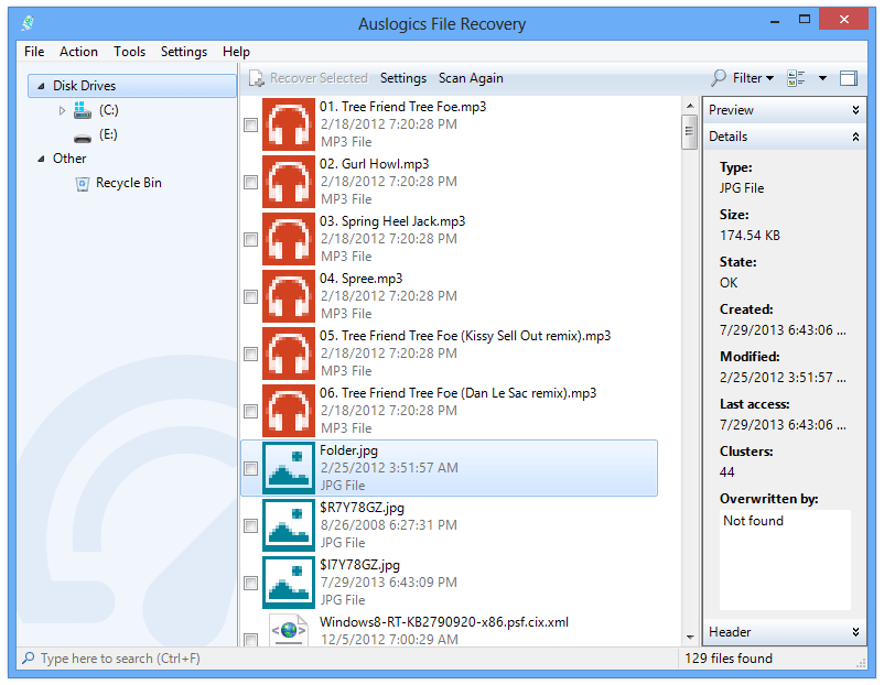 Auslogics File Recovery 4.5.4.0 DC 23.06.2014