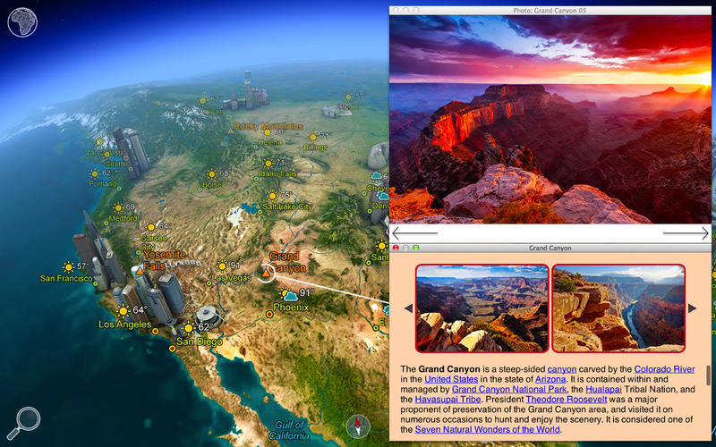 Earth 3D Amazing Atlas v1.3.1 Multilingual Mac OS X