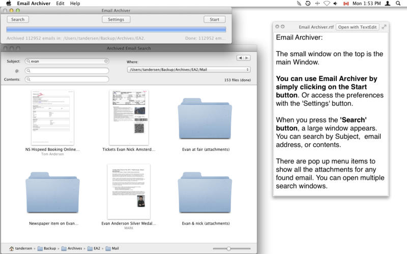 Email Archiver Pro v2.8.0 Mac OS X